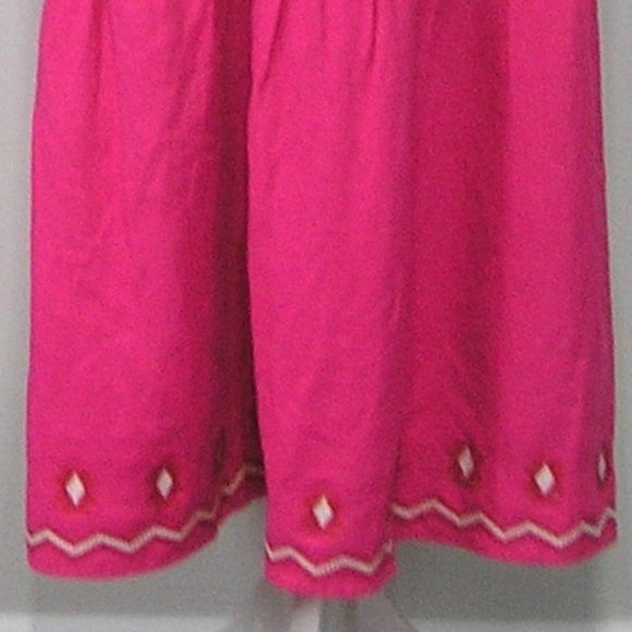 LOFT LINEN BLEND DRESS PETITE MEDIUM - Picture 10 of 11